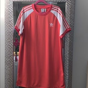 Peach adidas dress